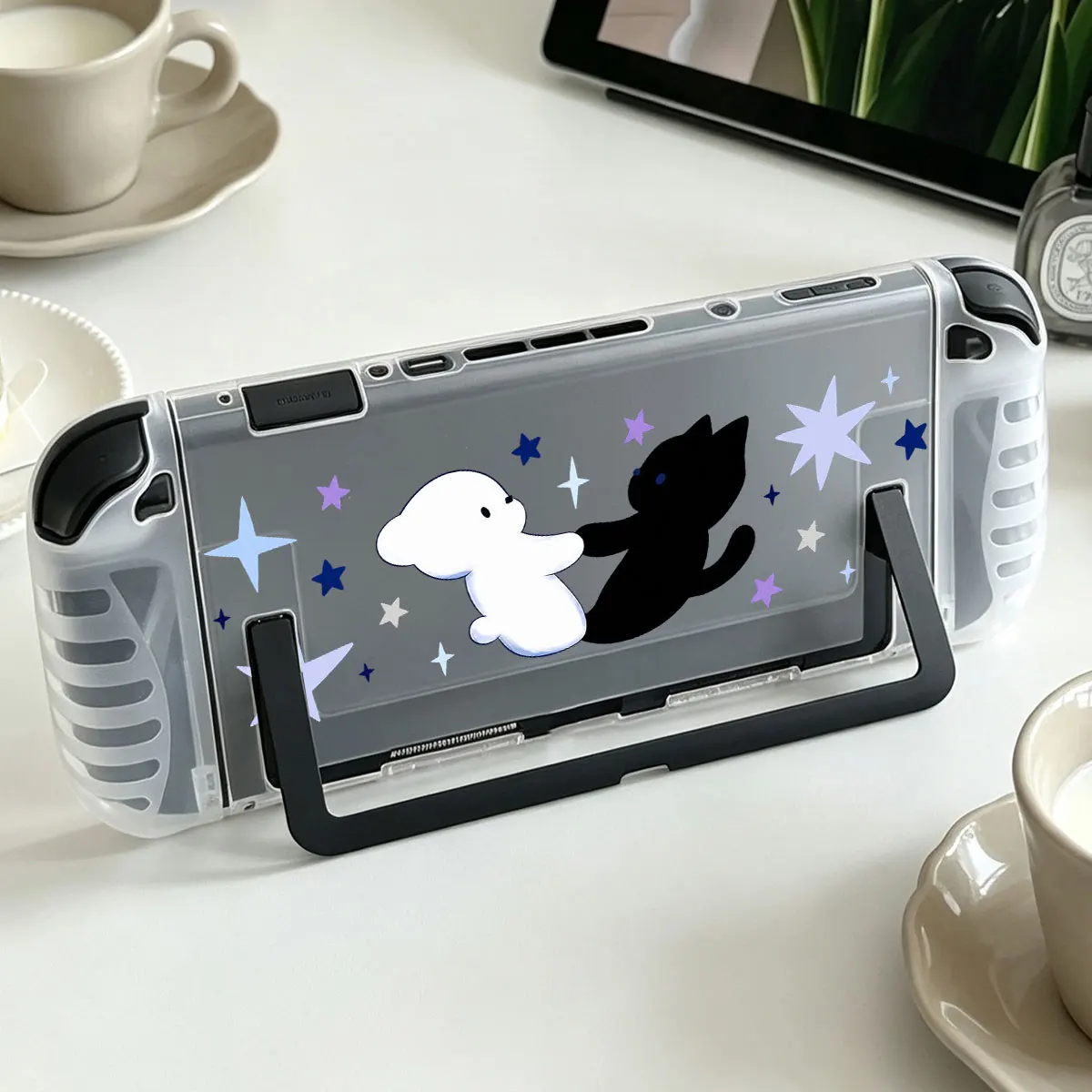 Anti-Falling Hard Acrylic Protective Case Dockable Base Detachable Joy-Con Split-type Housing for Nintendo Switch 2 NS2 Console