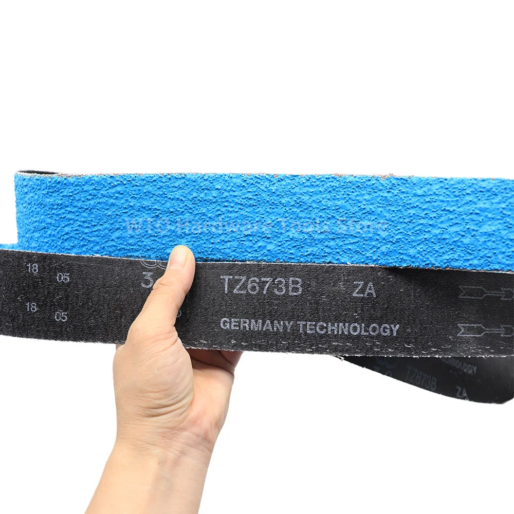 5 قطعة 2x82 بوصة أحزمة الرملي زركونيا لطحن المعادن ، شحذ السكين ، صنفرة مقاعد البدلاء ، 24-120 حصى 2100*50 مللي متر أحزمة الصنفرة