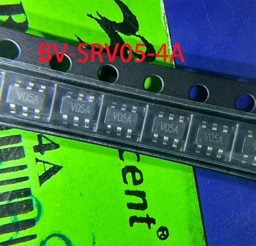 10PCS SRV05-4 SRV05-4.TCT BV-SRV05-4A  V05A TVS/ESD SOT-23-6 and new IC