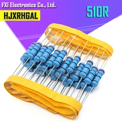20pcs 2W 510 ohm 2W 510R Metal film resistor 2W resistance