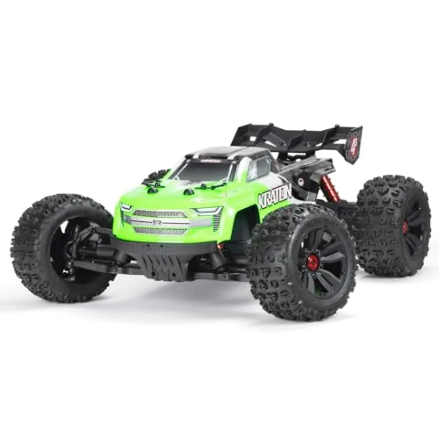 

RC Truck KRATON 4X4 4S BLX 1/10TH 4WD Speed Monster Truck RTR Battery and Charger Not Included,Green, ARA4408V2T4