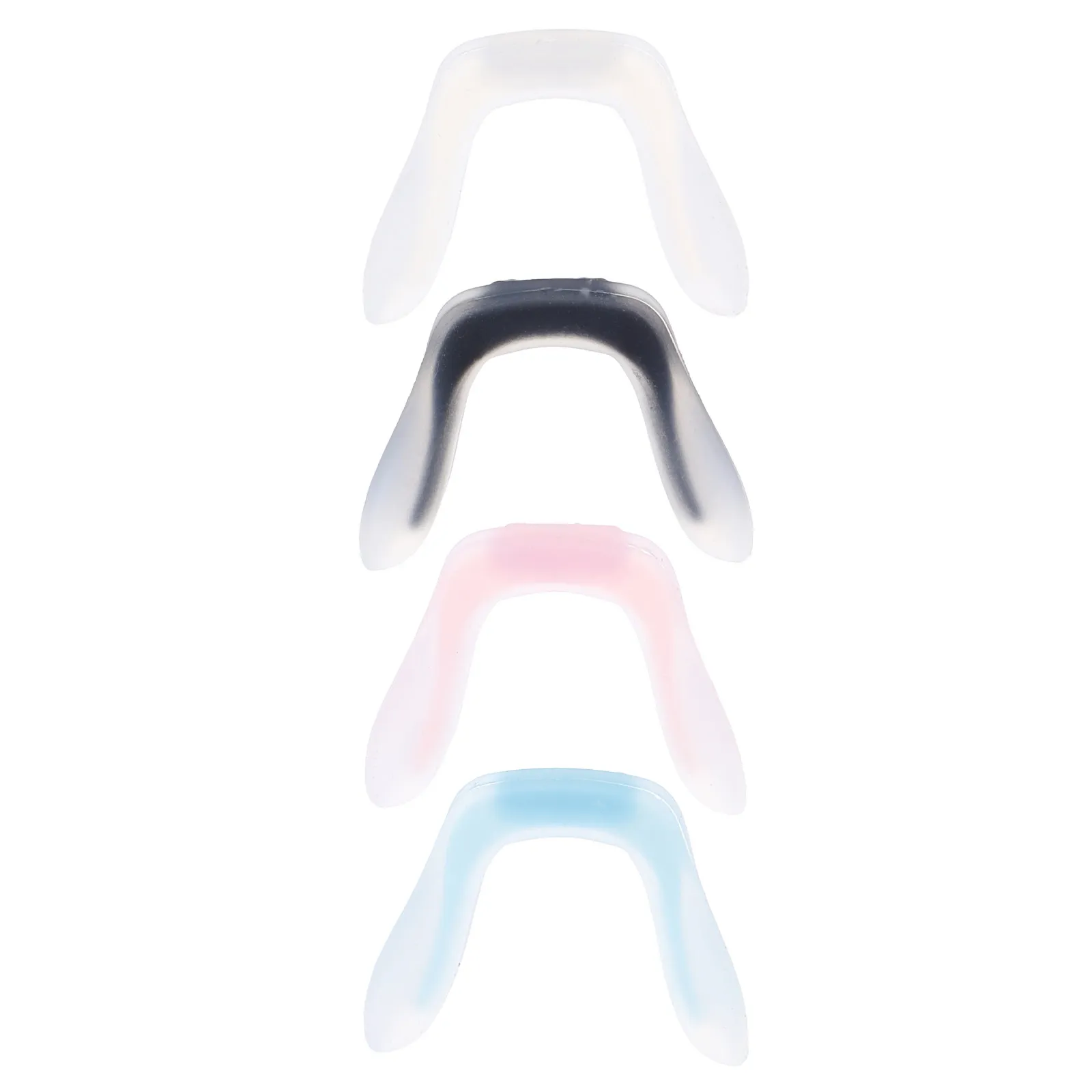 

4Pcs Silicone Eyeglass Nose Pads Soft Comfortable Anti Slip Nose Cushions Replacement for Glasses Sunglasses Eyeglass Pads