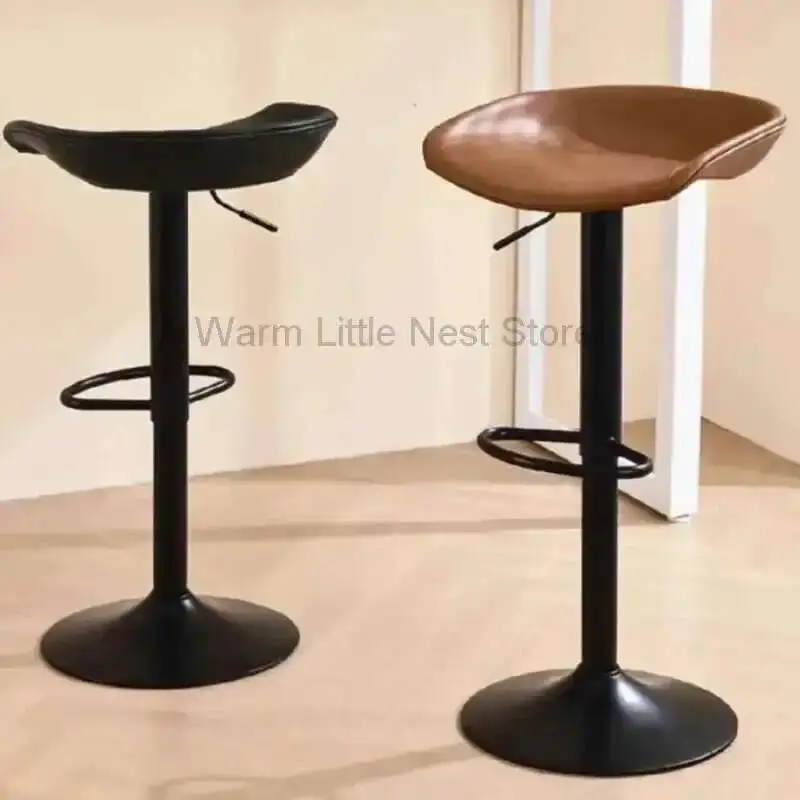 

Nordic Vanity Reception Modern Bar Chairs Counter Island Bar Stools Swivel Adjustable Height Sillas De Bar Household Essentials