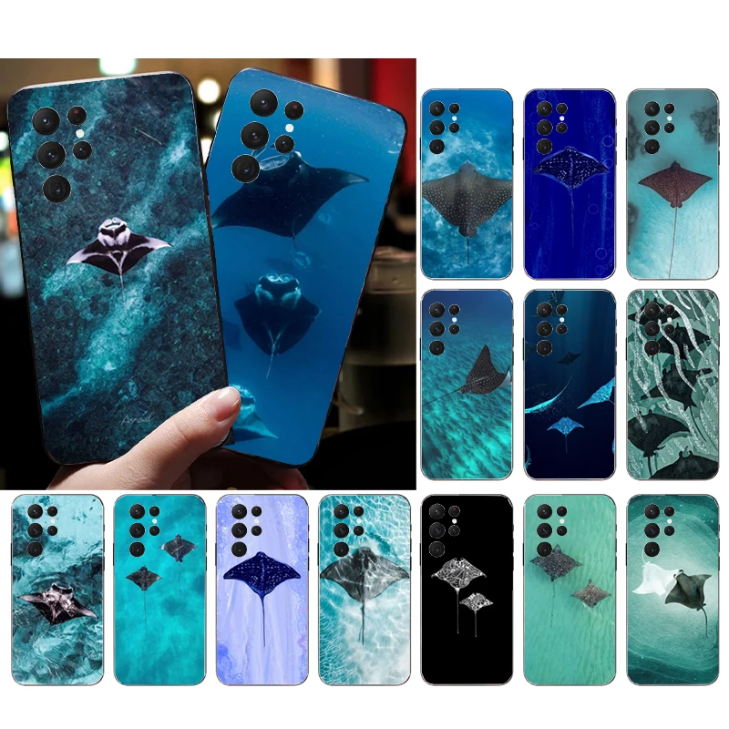 Manta Ray Phone Case For S24 S23 S22 S21 S20 Ultra S20 S22 S21 S23 S20 FE S24 Plus