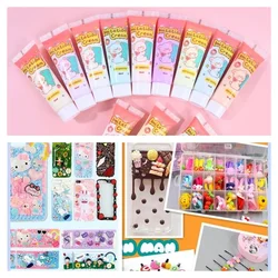 12pcs Antifreeze Simulation Cream Gum Set Handmade DIY Material Mobile Phone Case Hair Clip Pen Holder Making Supplies