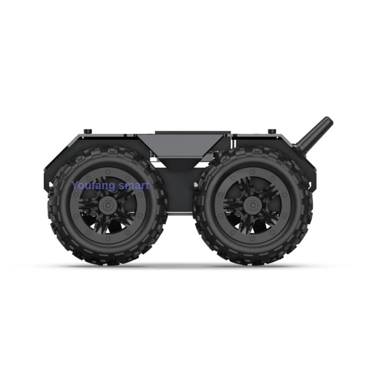 4WD Full Metal Robot Car with Rubber Wheels 0.91-inch OLED Flexible Mobile Robot Car For ESP32 Onboard Programmable Robot Kit