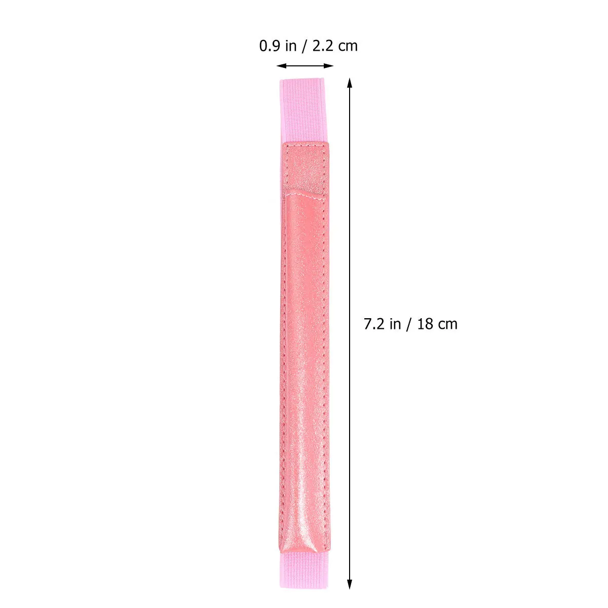 Capa de caneta para lápis, design simples, faixa elástica, manga protetora, à prova de poeira, resistente a choques, tampa de caneta para toque