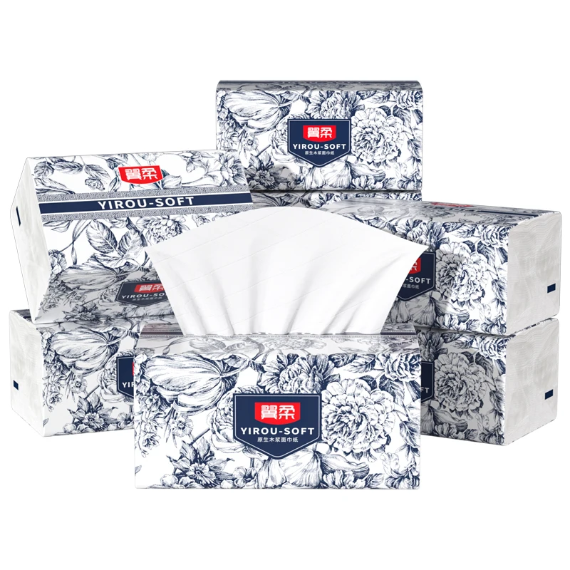 460 ورقة، 24 كيسًا كبيرًا من المناديل الورقية، صندوق كامل من ورق التواليت المنزلي، ورق المناديل، ورق التواليت، ورق المناديل، إلخ #1