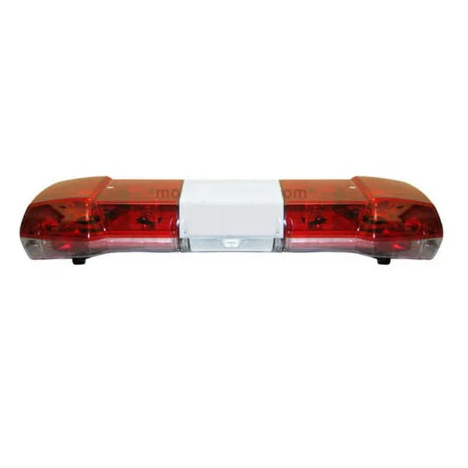 

120cm Vehicle Signal Red Blue Amber White Car Roof Halogen Rotating Beacon Warning Emergency Light Bar TBD-GA-6000D