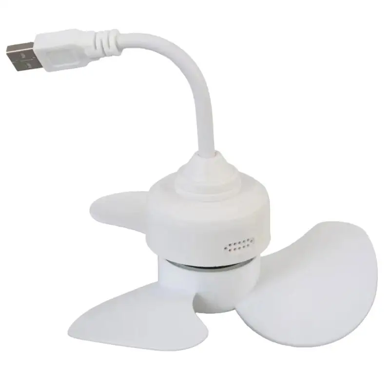 Y1UB 5V 5W USB Cooling Fan 2000RPM Small Fan Adjustable Quiet Travel Fan for Phones and Laptops