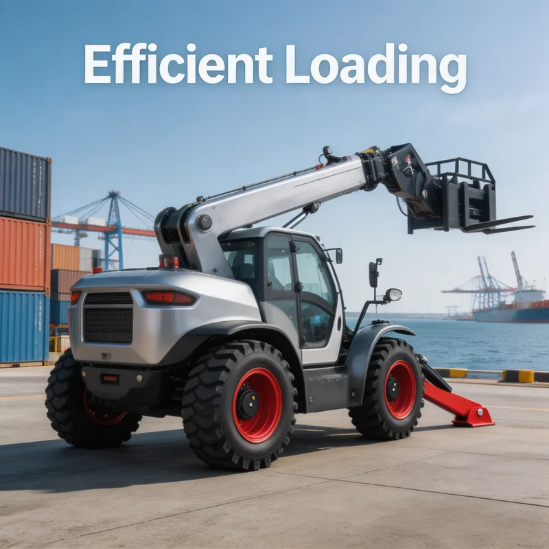 Heavy Duty 4 Ton Telescopic Handler For Steel Logistics Material Handling China Source Factory Direct Sale Reliable Supply Hub