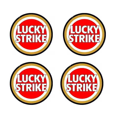 Lucky Strike Funny Car Stickers Vinyl Car Sticker Fashion Motorcycle Bumper Window
