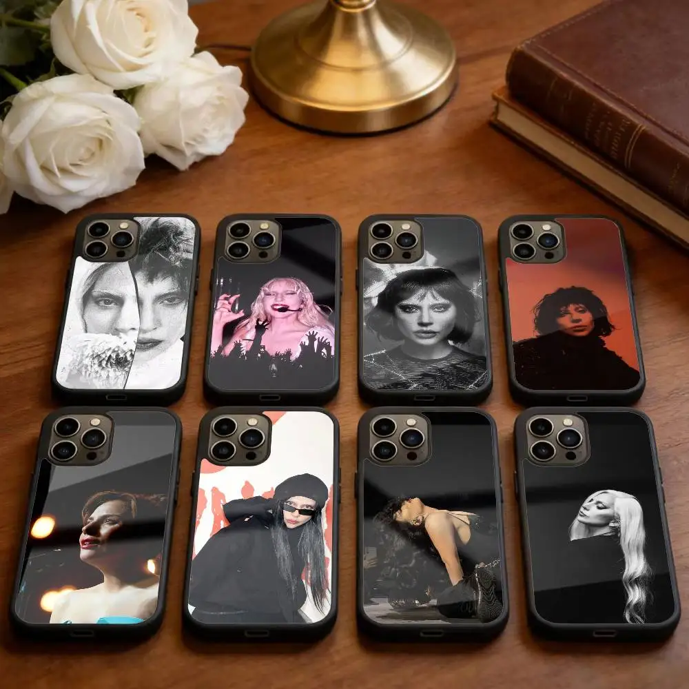 

B-Lady Gaga Phone Case For iPhone17,16,15,14,13 Plus,Pro Max Magnetic For Magsafe Wireless Charging