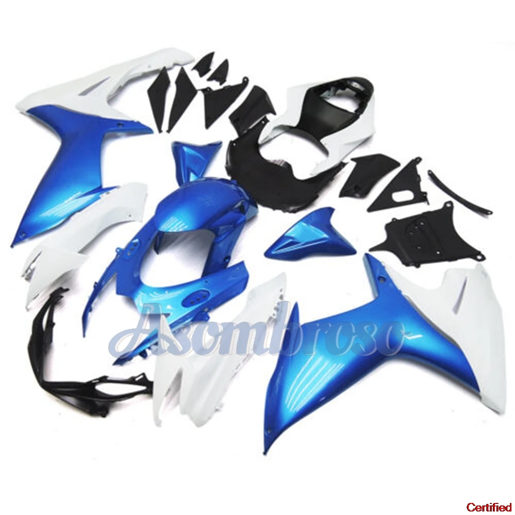 Motorcycle Fairing kit For GSXR600 GSXR750 2011 2013 2015 2016 2020 2019 2018 2017 2012 GSXR 600 11-20 Blue white Bodys kit