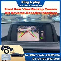 Reverse Camera Kit Special For BMW 3 Series F80 M3 F30 F31 F34 F35 2009~2018 Original Screen Plug & Play Front Rear View Camera