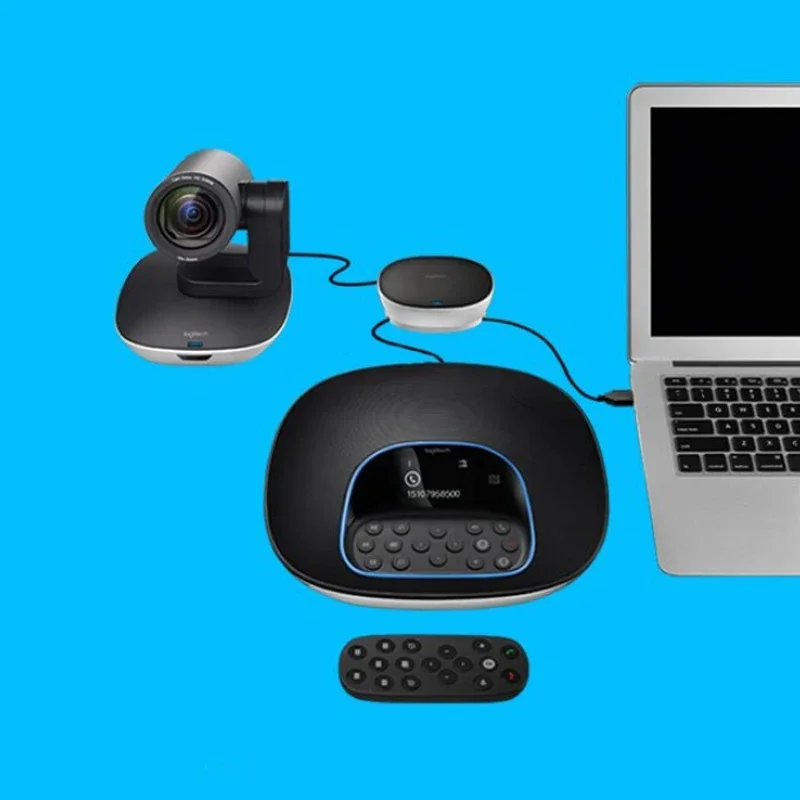 الأصلي CC3500E HD 1080P مجموعة مؤتمرات الفيديو نظام مؤتمرات كاميرا الويب مع ميكروفونات التوسعة في الأوراق المالية!