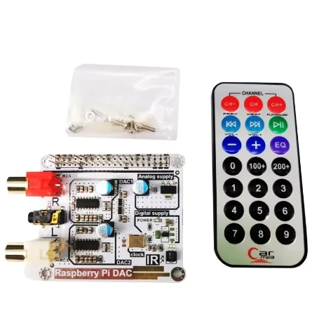 Volumio Moode Raspberry Pi 4B HIFI Dual Decode DAC ES9023 I2S Digital Audio Music Player Sound Card PIR 3B+2B GPIO MOODE