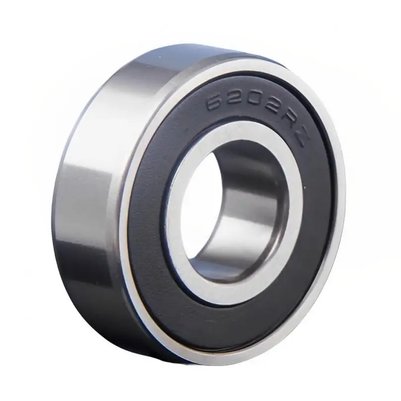 6202-2RS Bearing 15x35x11mm Waterproof Sided Sealing Deep Groove Ball Bearing for Cleaning Machine