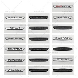Car Styling 3D Prime Night Edition Grand Exclusive Sport Edition Metal Car Body Fender Trunk Zinc Alloy Adhesive Badge Emblem