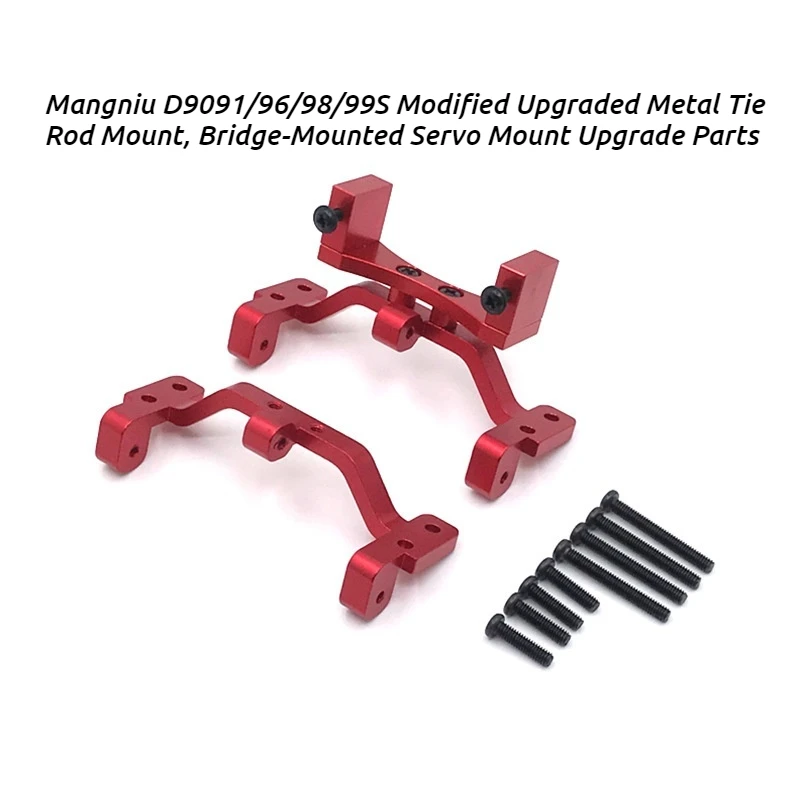 

Mangniu Aluminum Metal Steering Servo Mount Pull Rod Base For D90 D91 96 98 99S Rc Crawler Car Upgrade Spare Parts Accessories