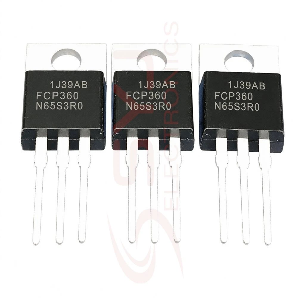 5PCS FCP360N65S3R0 650V 10A P13NK60Z STP13NK60Z 600V 2.4A CS12N60 CS12N60A9H 12A 600V NTP52N10G LSC11N60E LSC11N65F TO-220