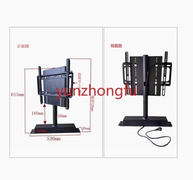 360 Graders Modern Giratory TV Wall Living Room , Pared Lcd, Swivel Base TV Wall