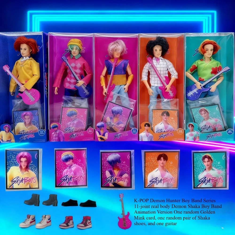 Demon Saga Anime Poseable Figure 11 Joints K-POP هدية قابلة للجمع لقضاء عطلة عيد الميلاد