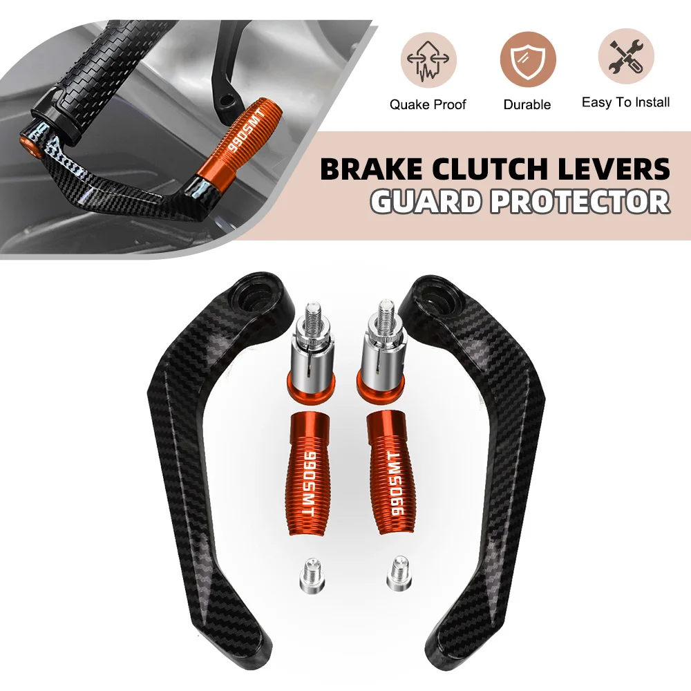 

7/8" Motorcycle Handlebar Brake Clutch Lever Hand Guard Protector Accessories For 990 SMT 990SMT 2009 2010 2011 2012 2013