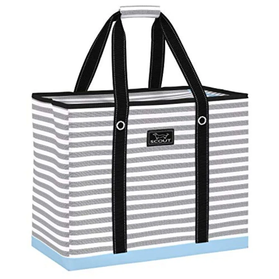 

3 Boys Zip Tote - Utility Tote for Beach Family Travel and Storage Zips Closed Water Resistant