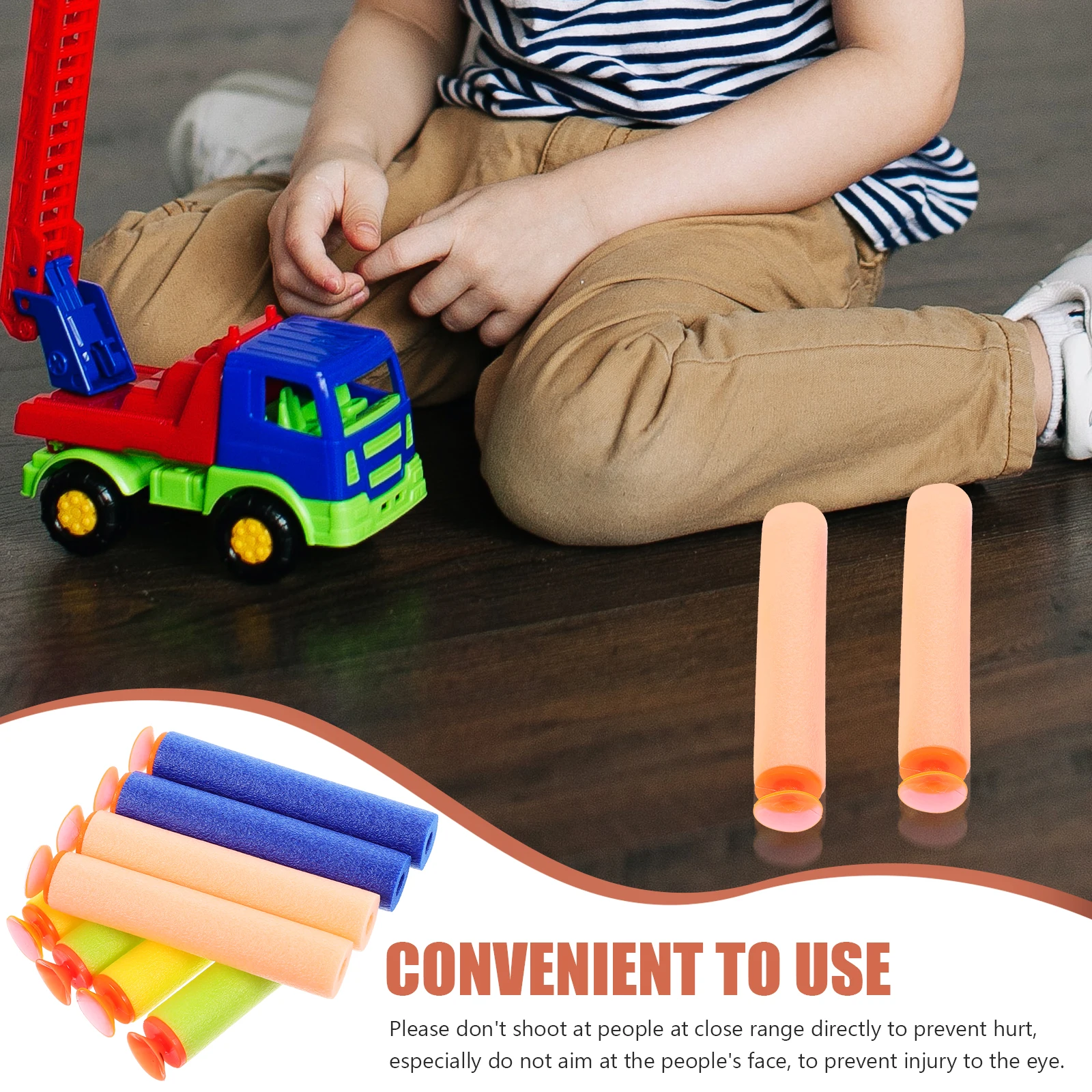 

100pcs 7.2Cm Eva Foam Darts Multicolor War Game Series Compatible With A0707 A0709 A0710 A0711 A3844 A0712 A0713 A0714 A0715