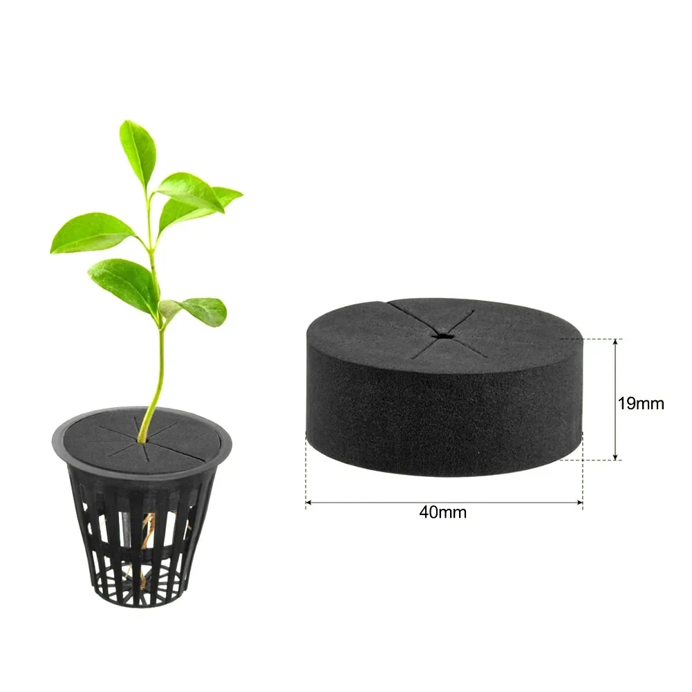 30Pcs Planted Sponges Foam Cloner Fits Net Pots 8-spoke Cloning Collars For DIY Cloner Plant Vegetables Germination Starting