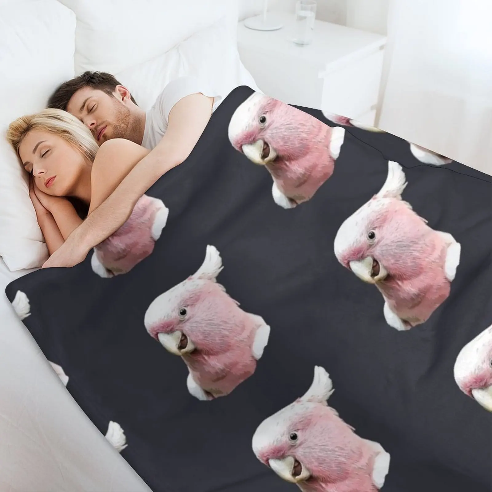 بطانية رمي ميجور ميتشل كوكاتو منقوشة على الأريكة بطانيات للأرائك بطانيات منقوشة ناعمة أرائك بطانيات الديكور