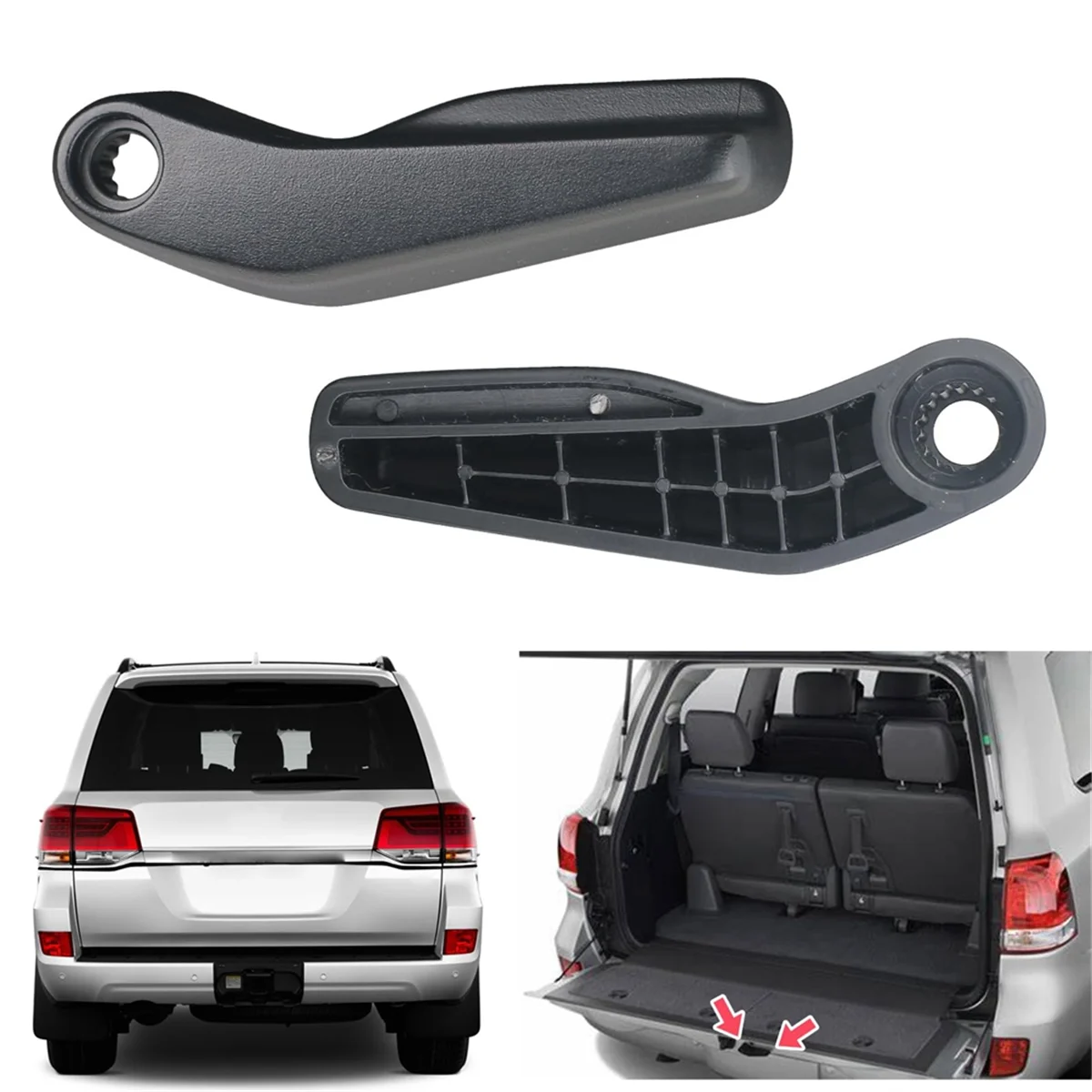 #07D Automotive Parts & Accessories,1 Pcs Back Door Inside unlocking inner handle FOR TOYOTA LEXUS 08-21,Black