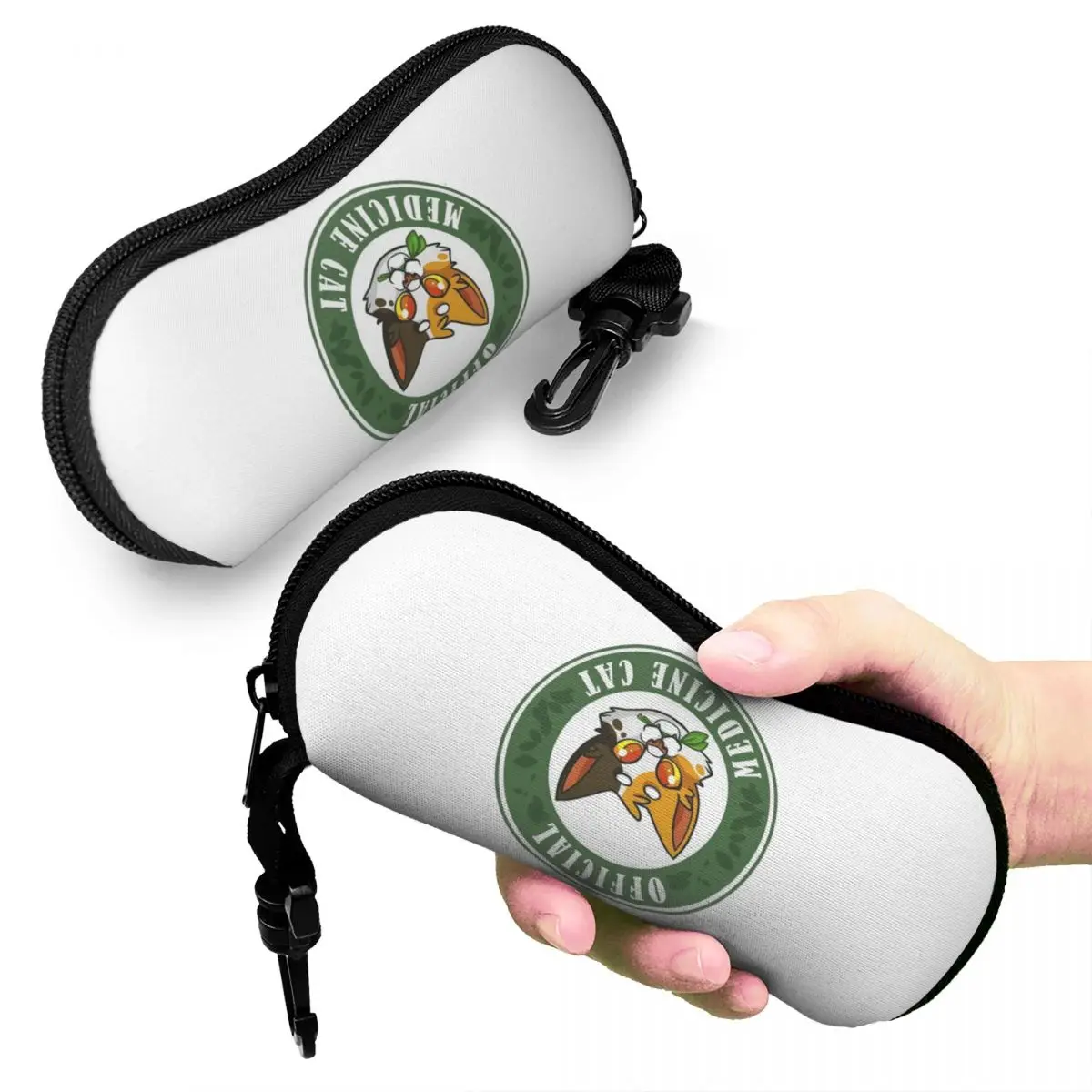 

Чехол для очков 4-воина, медицинский чехол для очков в виде кошки, защитная коробка для солнцезащитных очков, женская и мужская мягкая сумка для очков, сумка