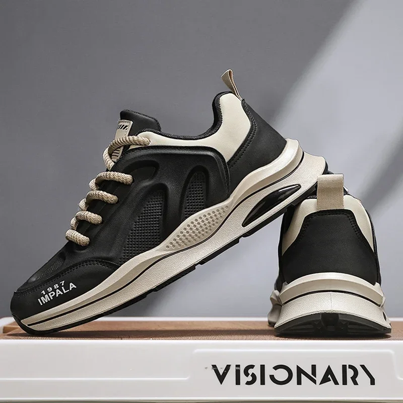 

Универсальные мужские кроссовки для отдыха, мужские легкие удобные спортивные прогулочные туфли, модные высококачественные массивные туфли, мужская обувь