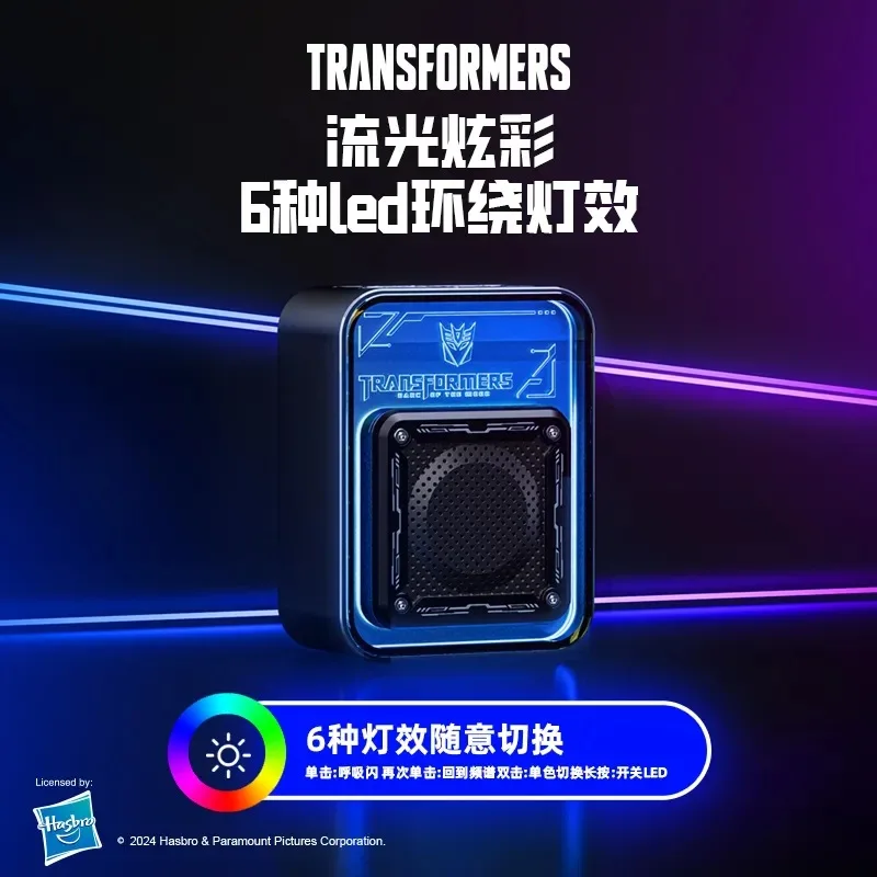 Transformers Peripherals Optimus Prime Megatron Cartoon Bluetooth Speaker Home Small Wireless Speaker Birthday Gift