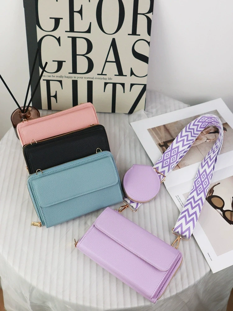 Fashionable new phone bag multifunctional large capacity mother and child bag simple women's shoulder crossbody bag view 3