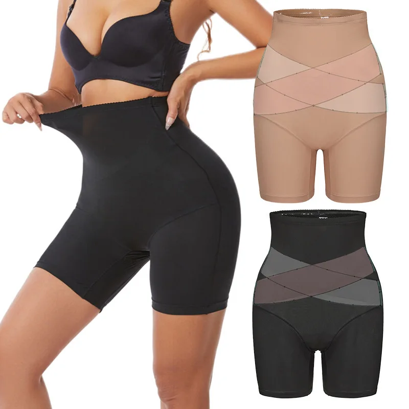 Women's High Waist Slimming Tummy Control Pants Large Size Hip Lifting Compression Waist Shaping Post-Operative Pants
