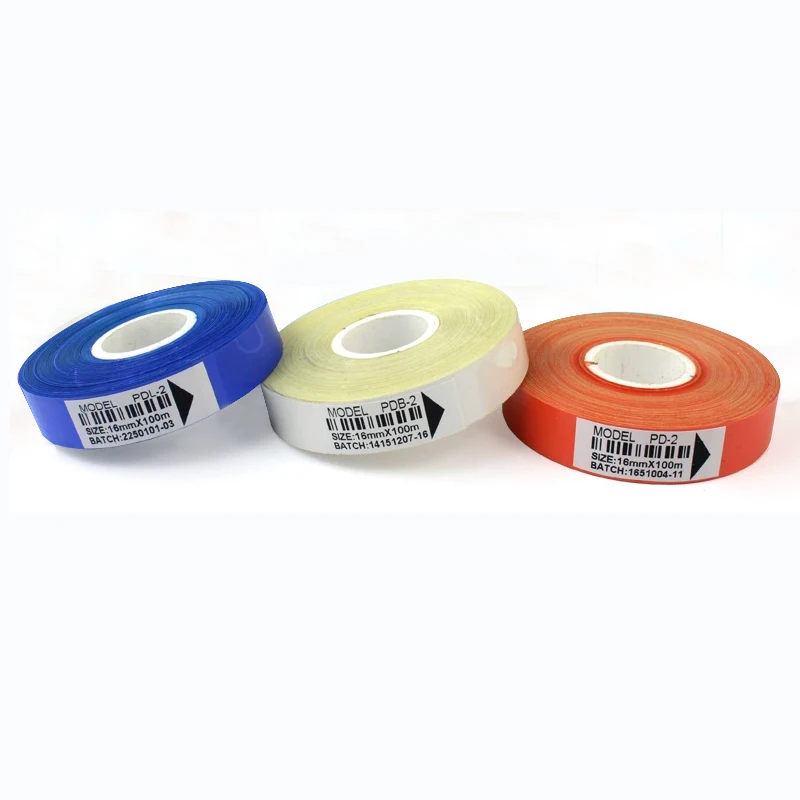 Thermal transfer ribbon leather colour tape leather measuring machine Orange white Blue PDB-2