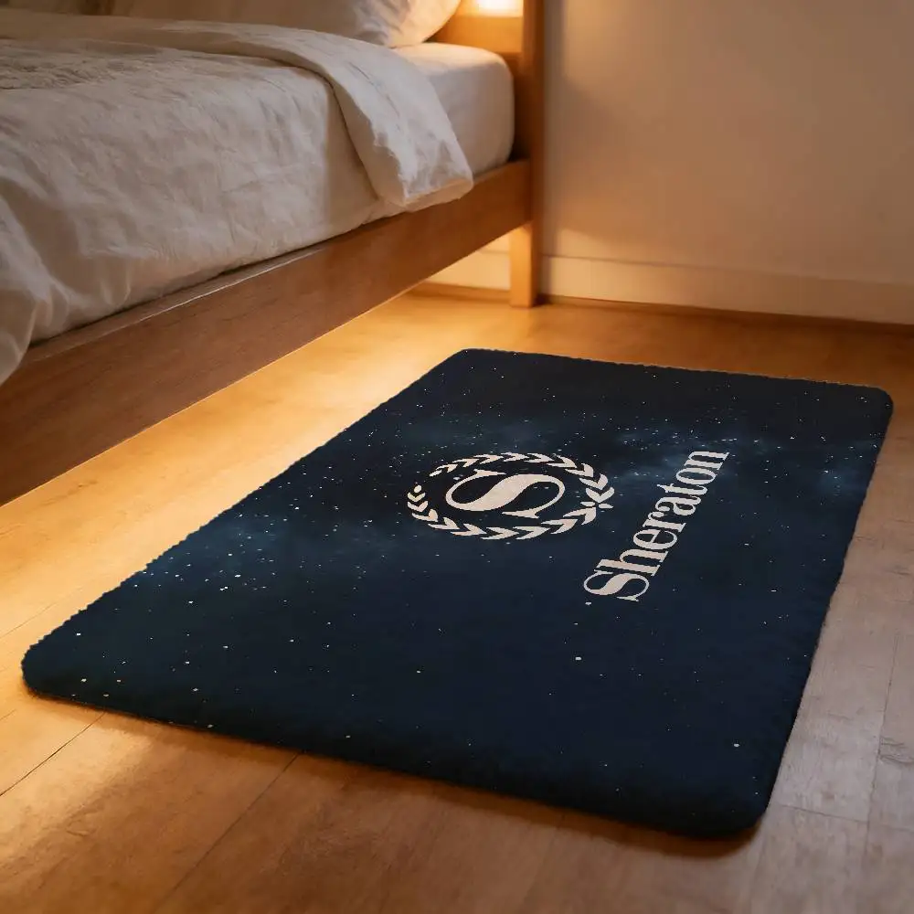 

Модный напольный коврик S-Sheraton Hotel Cloud Soft Plush: нескользящий, не линяет и впитывает влагу