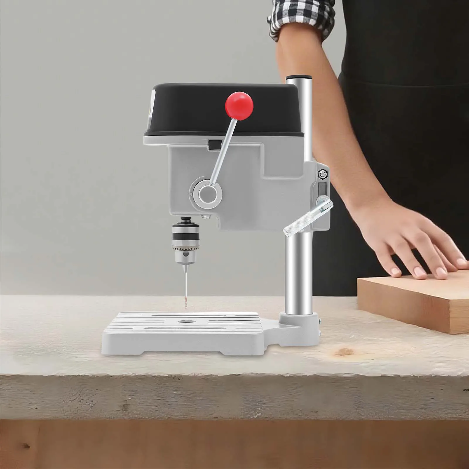 Mini perceuse d'établi presse 340W 110V, Mini perceuse de Table filaire, perceuse d'établi Portable, perceuse d'établi Portable