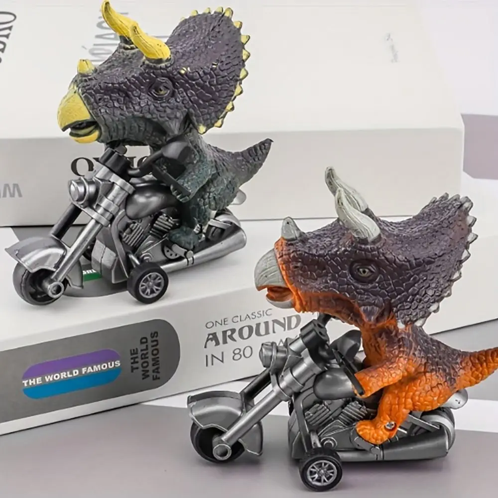 Animal Figurines Dinosaur Modeling Motorcycle Retro Motorcycle Childrens Toys Simulation Locomotive Motorcycle Children Gits view 5