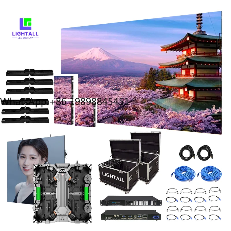 

500x500mm Outdoor Rental Led Wall Display P2.9 Led Video Wall Screen Stage Background