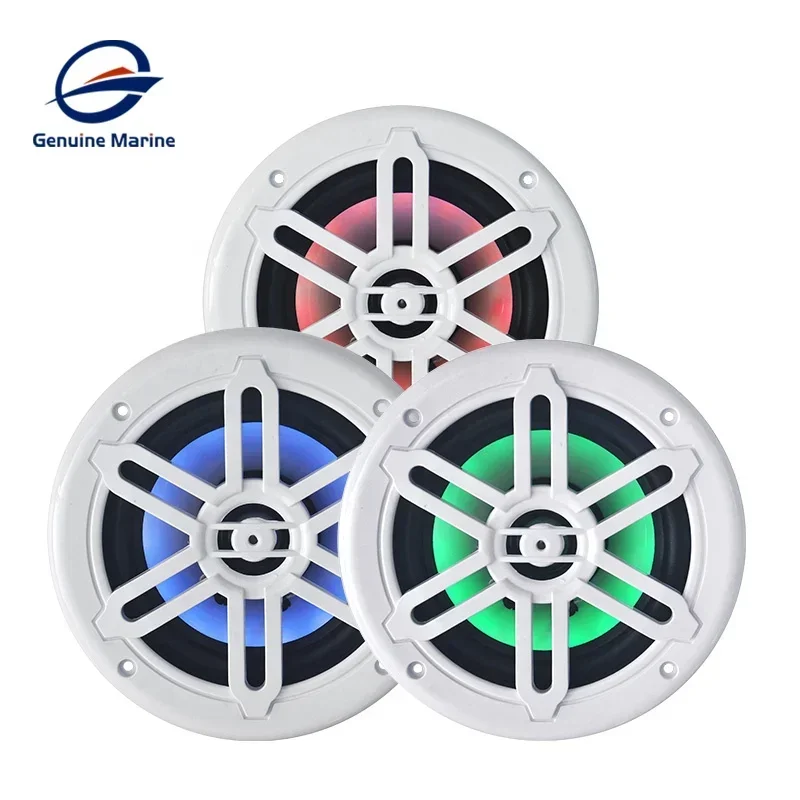 Genuine Marine RGB Waterproof Boat Speakers Marine Tower Stereo Speaker