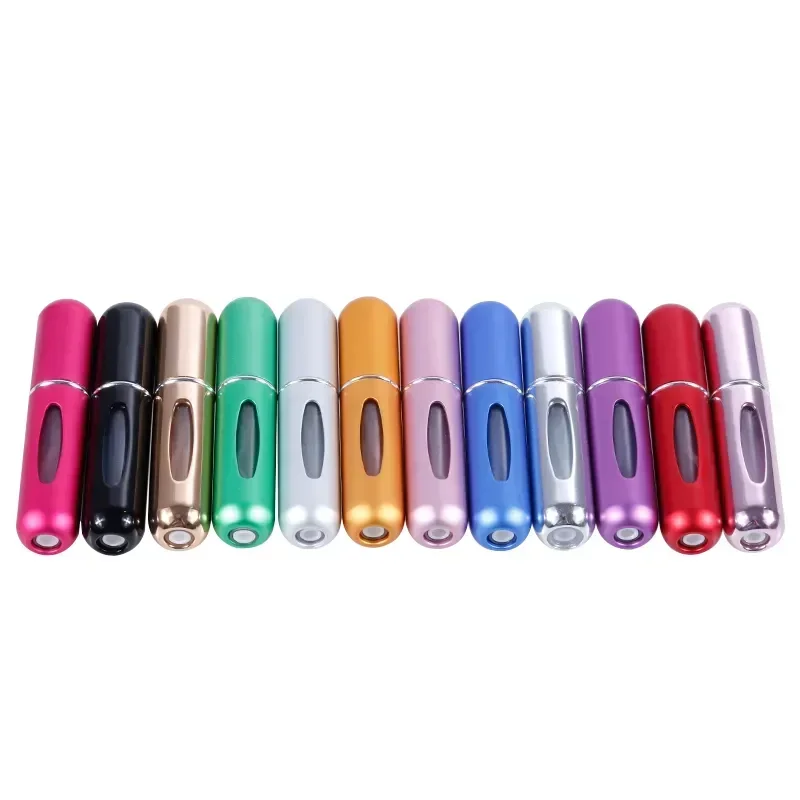 

10PCS 5ml Perfume Refill Bottle Portable Mini Refillable Spray Jar Scent Pump Empty Cosmetic Containers Atomizer for Travel Tool