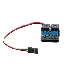 19g Mini Size PWM Relay Module Electronic Switch Two Channel Output Remote Control Power On-off Controller for RC Drone Airplane