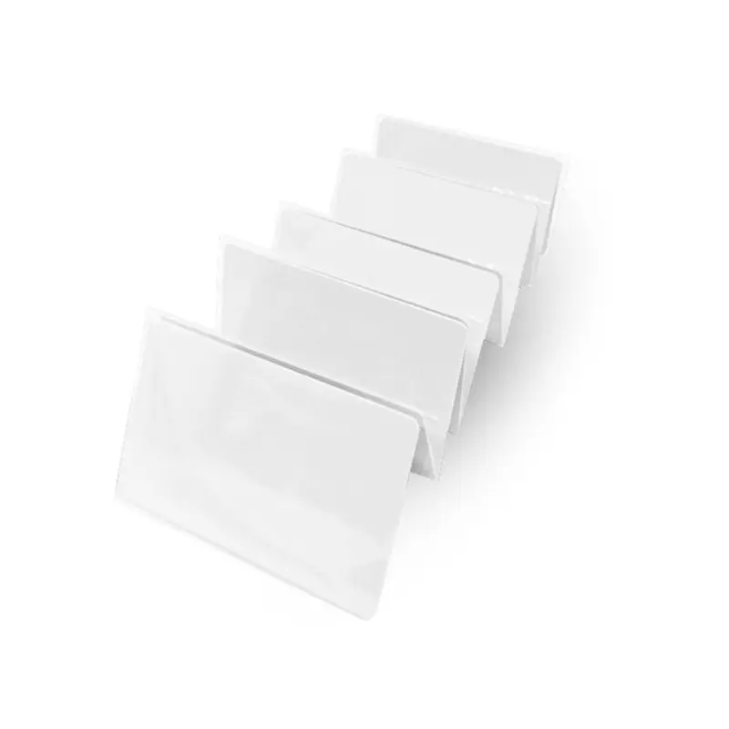 Y1UB 10PCS 13.56MHZ Contactless White PVC Card IC Cards RFID Cards for Key Tag Access Control Attendance Cards