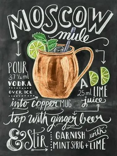 البغل Mosocw، لوحة معدنية على الطراز القديم العتيق للرجال على شكل كهف لتزيين المنزل