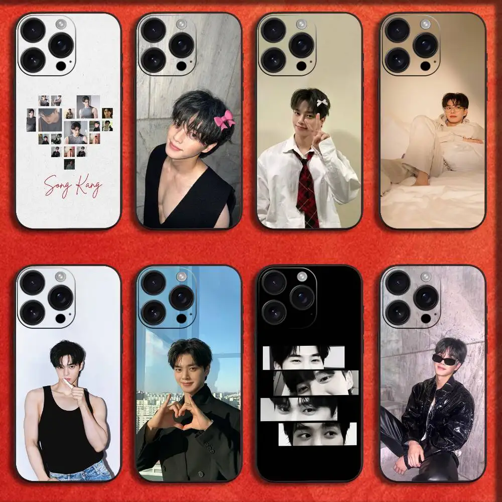 

Actor S-Song Kang Phone Case For iPhone 16,15,14,13,12,11,Pro,XS,Max,XR,Plus,E,Mini Black Shockproof Cover