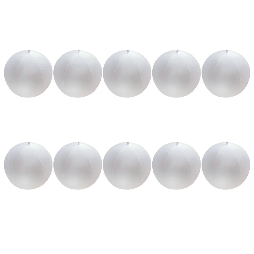 10 stuks opblaasbare strandballen premium opvouwbare kinderen buiten multifunctionele leuke bal voor zwembadfeest decoratie trainingsspellen